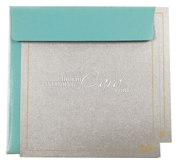D-5101, Turquoise Color, Shimmery Finish Paper, Designer Multifaith ...