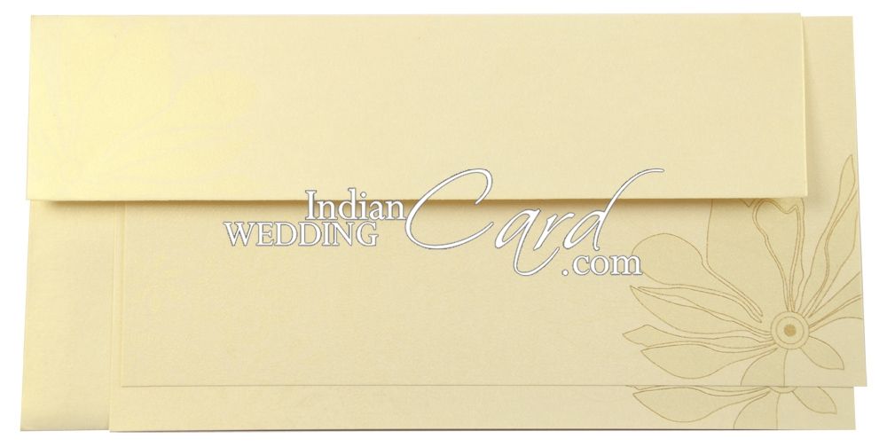 D-5711, Cream Color, Shimmery Finish Paper, Designer Multifaith ...