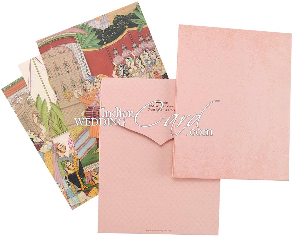 D-7094, Pink Color Multicolor card Color, Multicolor Offset Cards ...