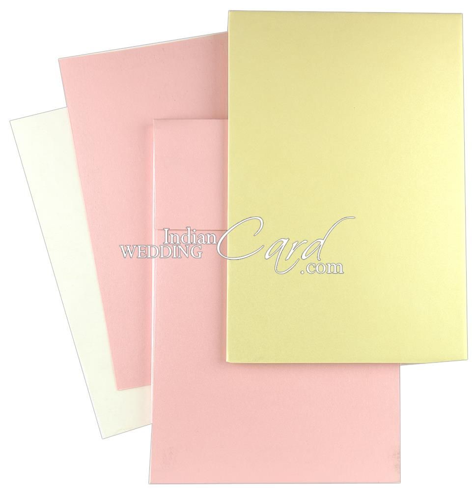 D-7655, Pink Color, Laser Cut Cards, Designer Multifaith Invitations ...