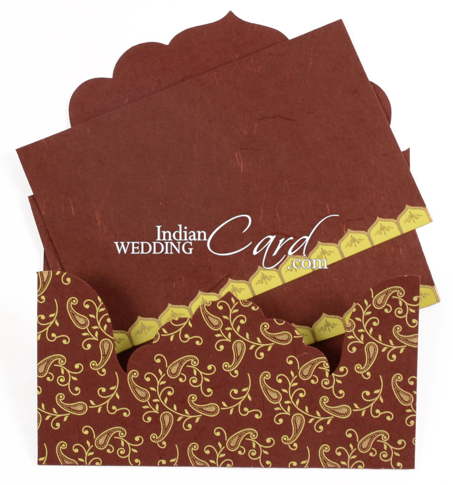D-781, Red Color, Handmade Paper, Small Size Cards, Designer Multifaith ...