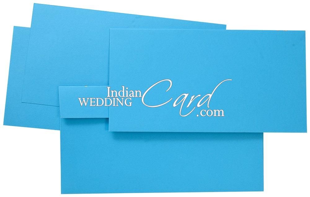 D-9646, Blue Color, Hindu Cards.