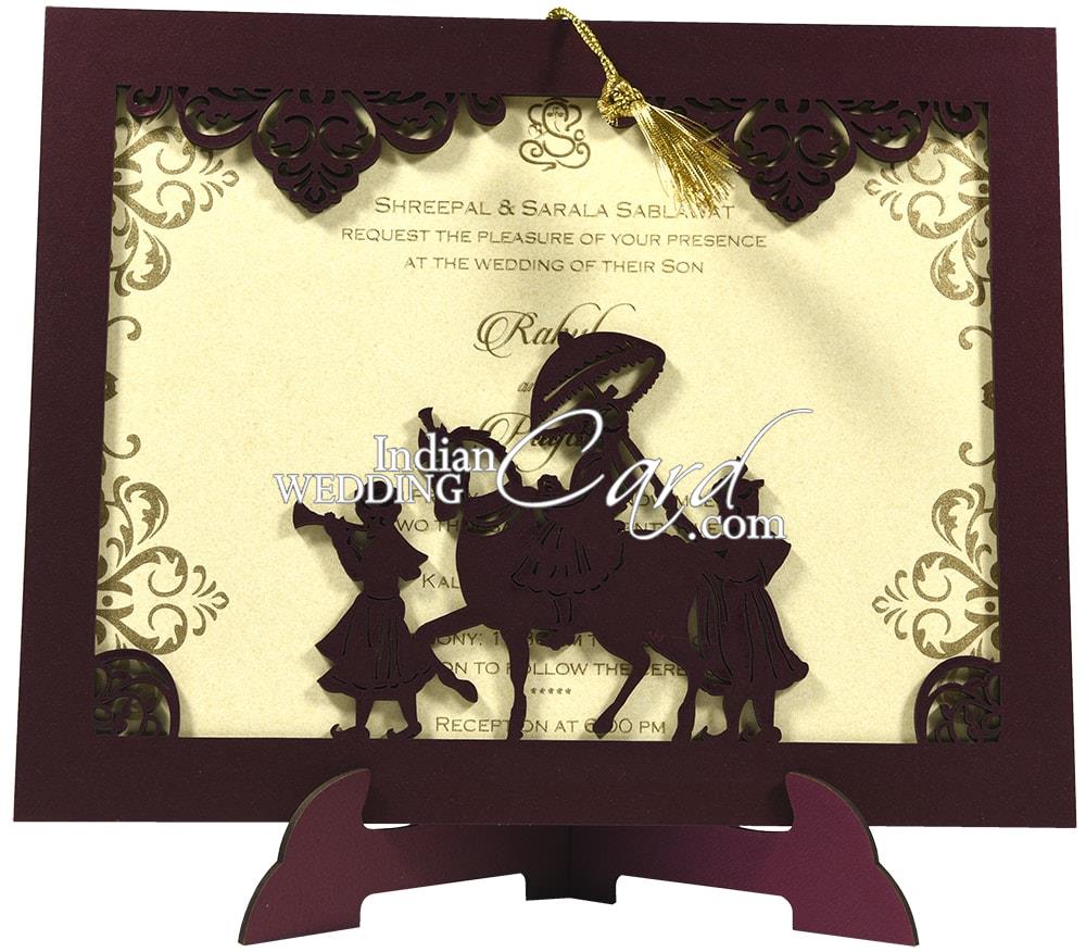 groom-themed wedding cards