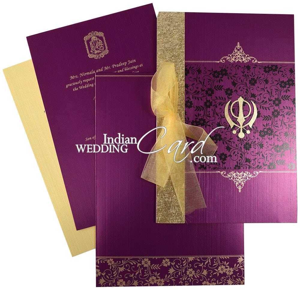 Punjabi Wedding Cards