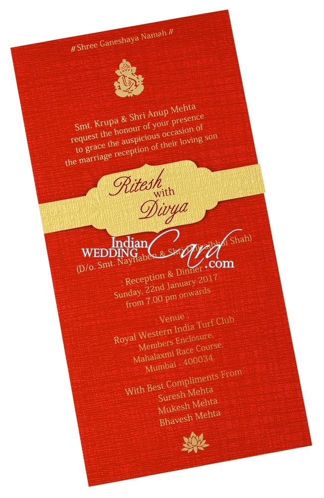 IWMC61, Red Color, Single Sheet Cards.