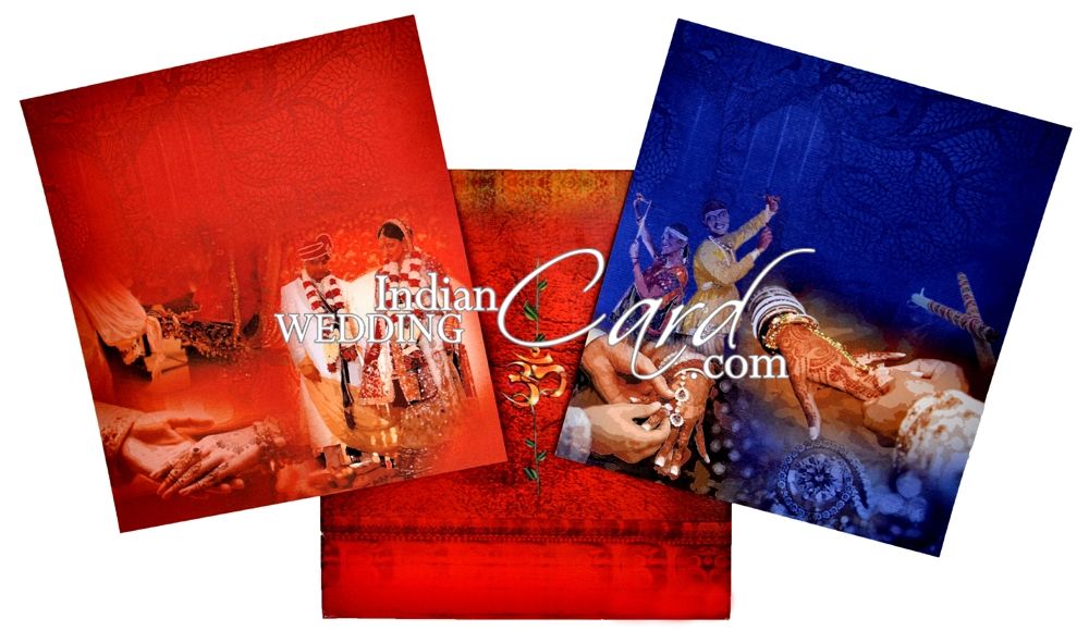 IWPC550, Red Color, Shimmery Finish Paper, Multicolor Offset Cards.