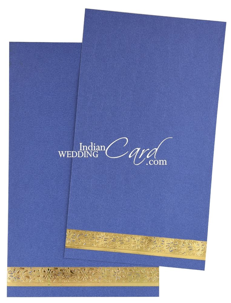 IWSP33, Blue Color, Single Sheet Cards.