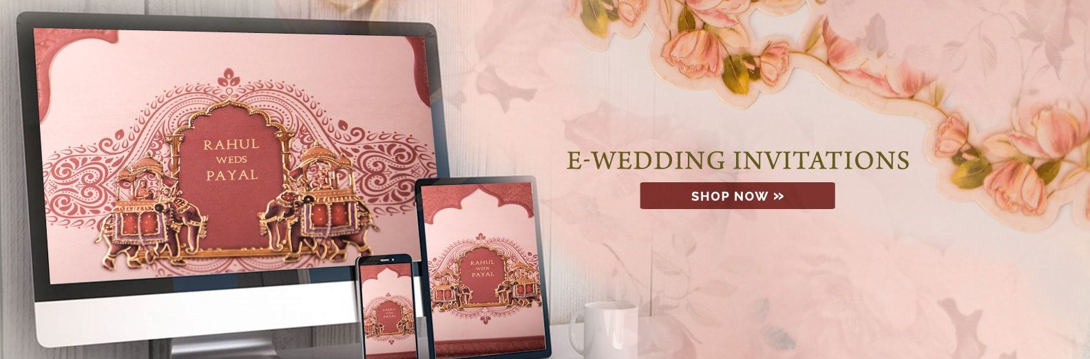 Indian Wedding Cards Indian Wedding Invitations Scroll Invitations