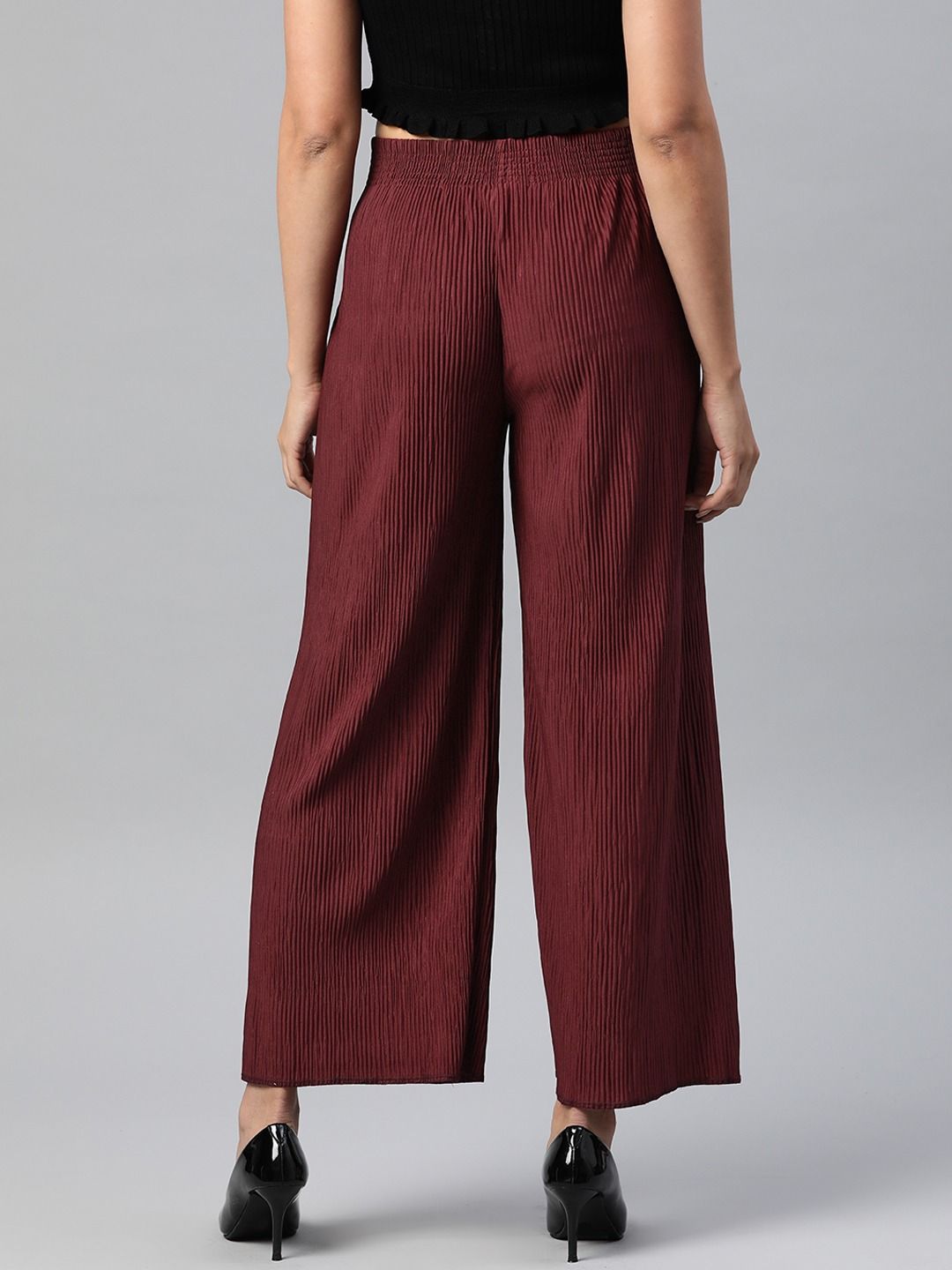 Buy FLYSTER Solid Polyster Blend Palazzo Pant for Women | Slit Cut Stylist  Women's Palazzo | Regular Fit | Perfect for Party, Office Wear, Casual Wear  (XL, Mango) at Amazon.in