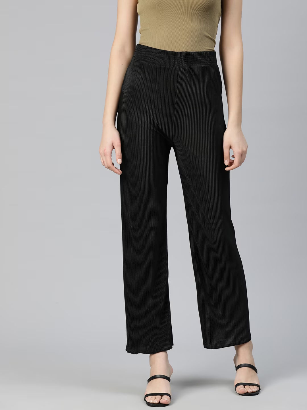 NIC + ZOE Solid Woven High Rise Pleated Soft Drape Wide leg Pants |  Dillard's