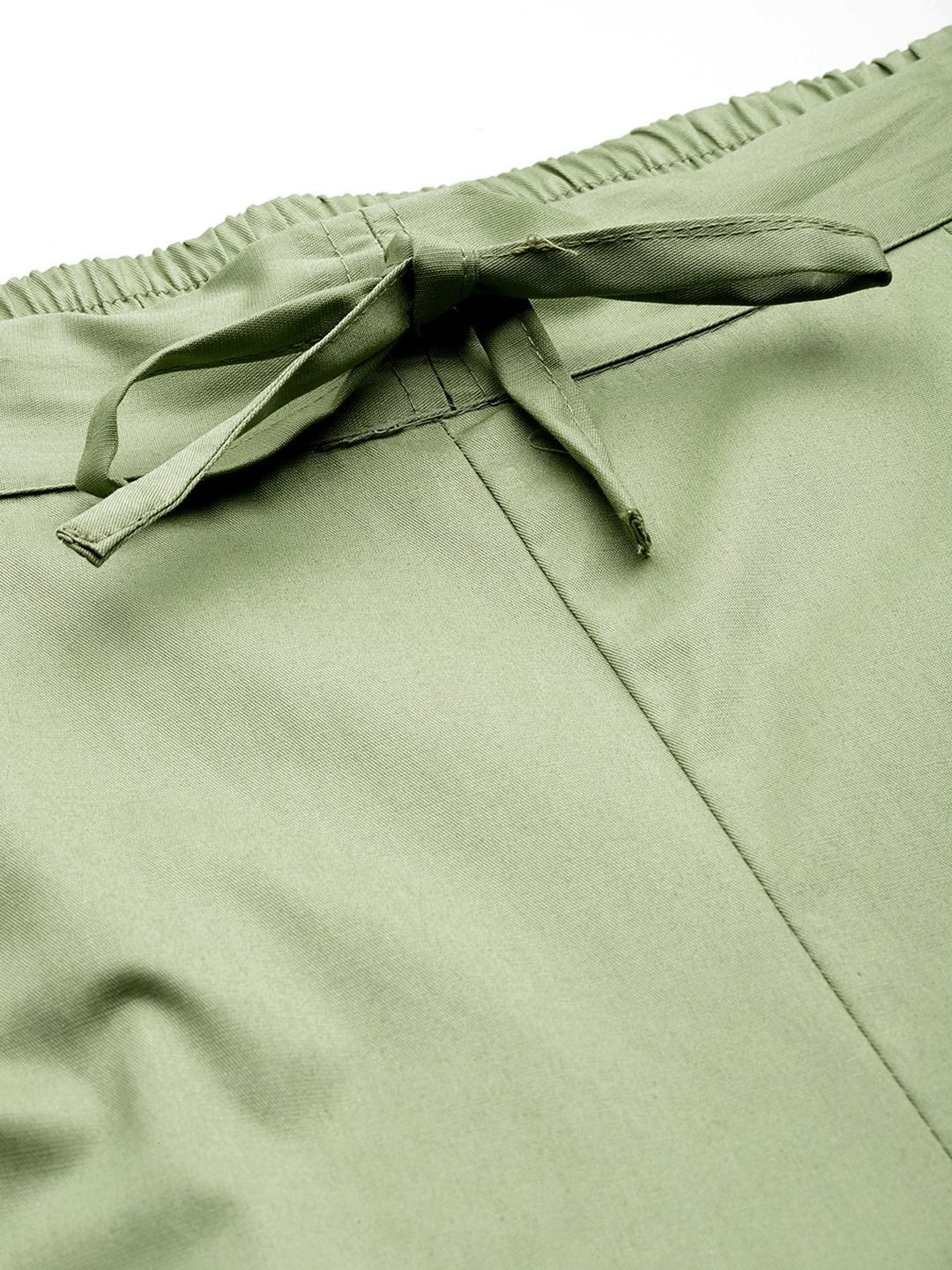 Dark Green Trousers - Buy Dark Green Trousers online in India