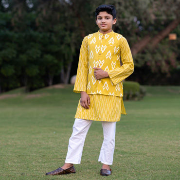 Boys Kurta Pajama with Jacket