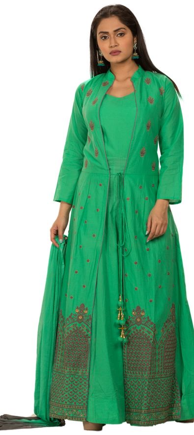 churidar overcoat designs