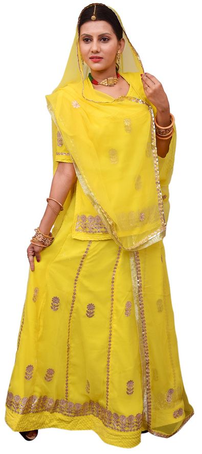 rajputi dress gota patti