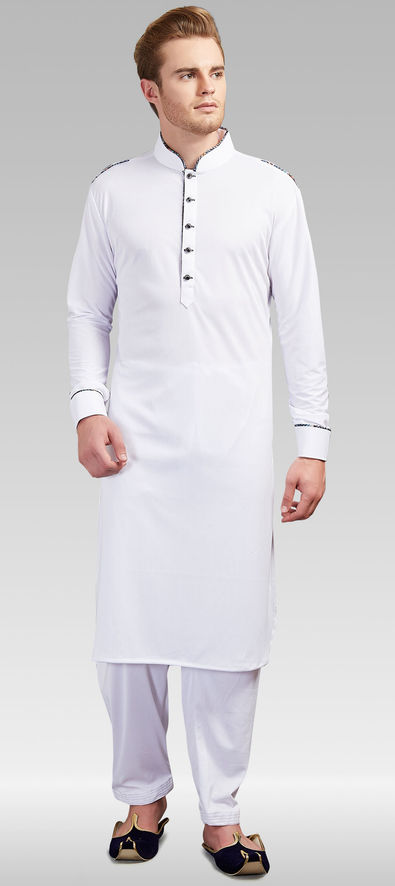 white pathani image