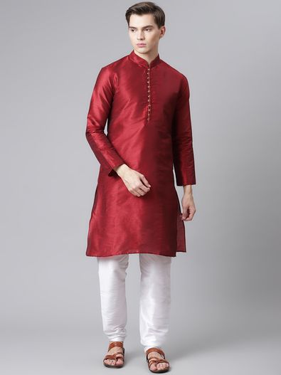 Kurta Pajama for Men : White, Black Kurta Pyjama for Wedding