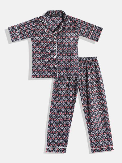 Nightsuit, cotton nightsuit, nightdress, girls night suit, night