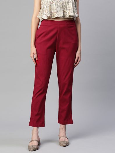 Cotton/Linen Formal Ladies Pant at Rs 350/piece in Jaipur