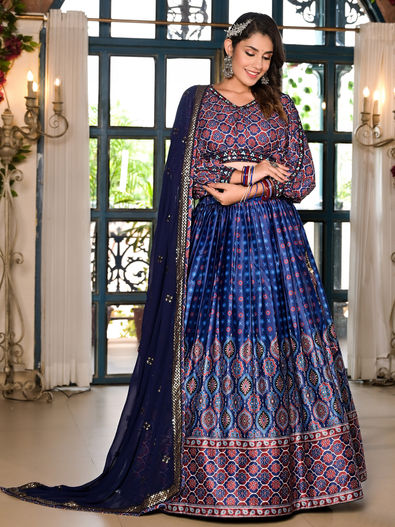 Blue And Gold Heavy Designer Work Anarkali Lehenga Style Suit - Indian  Heavy Anarkali Lehenga Gowns Sharara Sarees Pakistani Dresses in  USA/UK/Canada/UAE - IndiaBoulevard