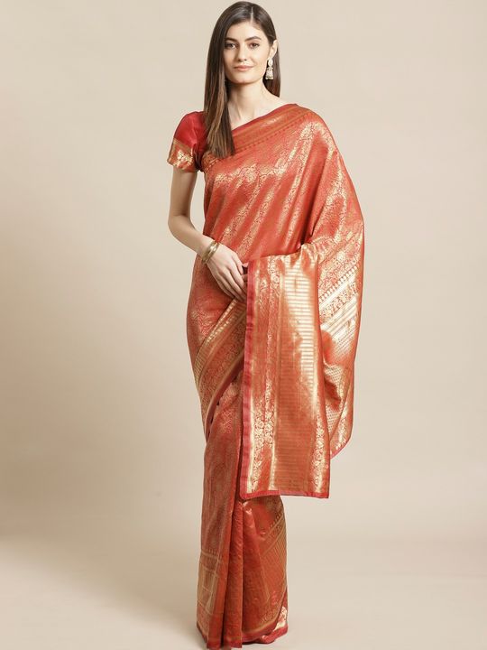 Epiphany Golden Soft Silk Saree with Improbable Blouse Piece –  LajreeDesigner