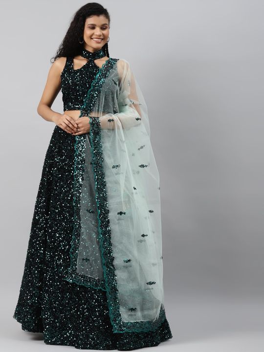 Black Designer Lehenga choli – www.soosi.co.in