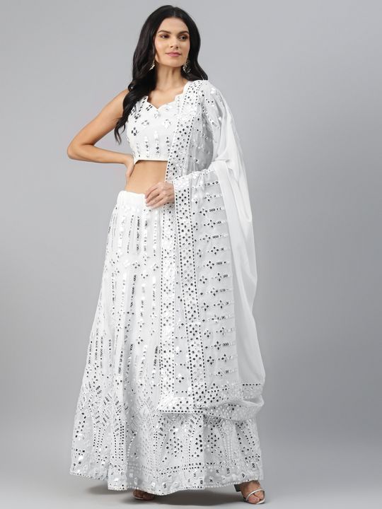 Buy Daisy White Lehenga Choli online-Karagiri – Karagiri Global