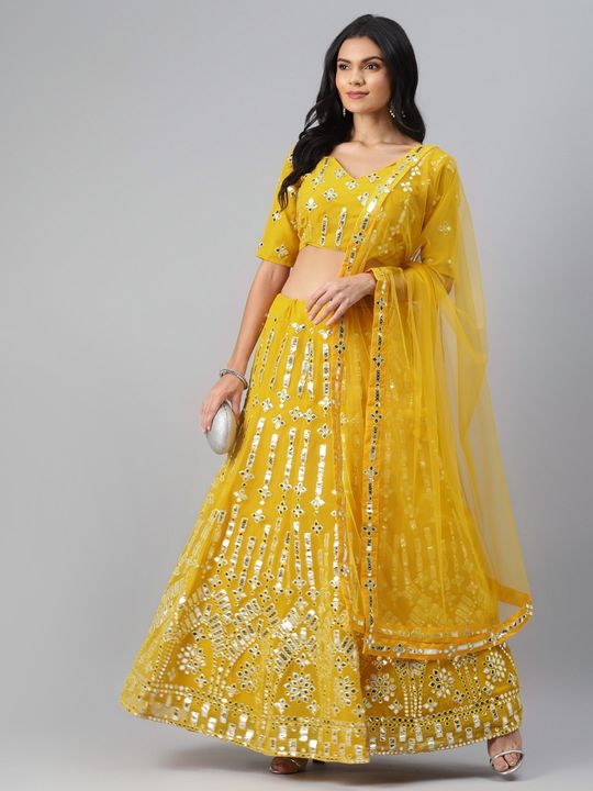 Buy Yellow And Red Lehenga Choli In USA, UK, Canada, Australia, Newzeland  online