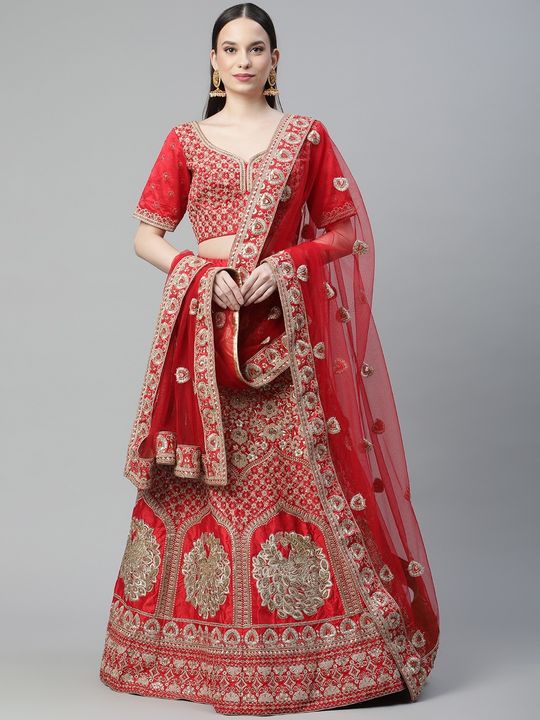 Shop the Latest Indian Readymade Lehenga Choli Designs Online at Zeel  Clothing | Fabric: Raw Silk