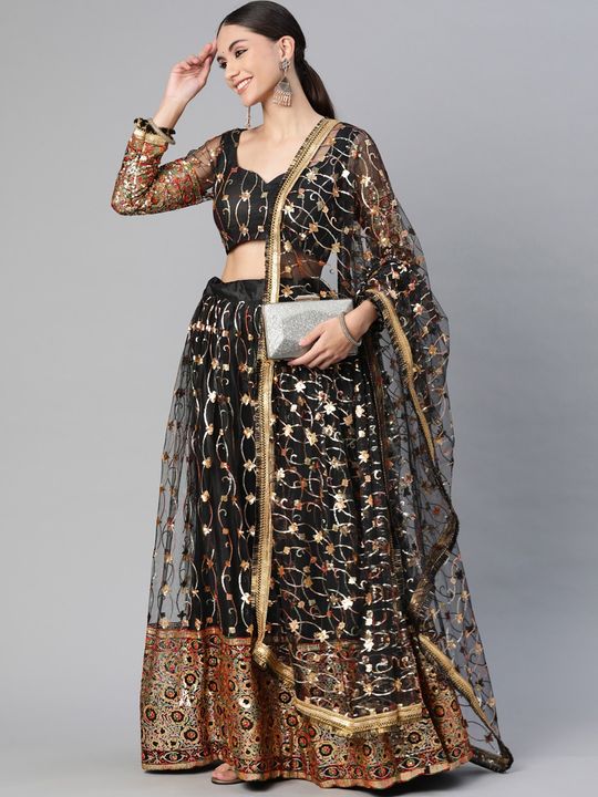 Black Lehenga Choli - Buy Designer Lehenga Choli