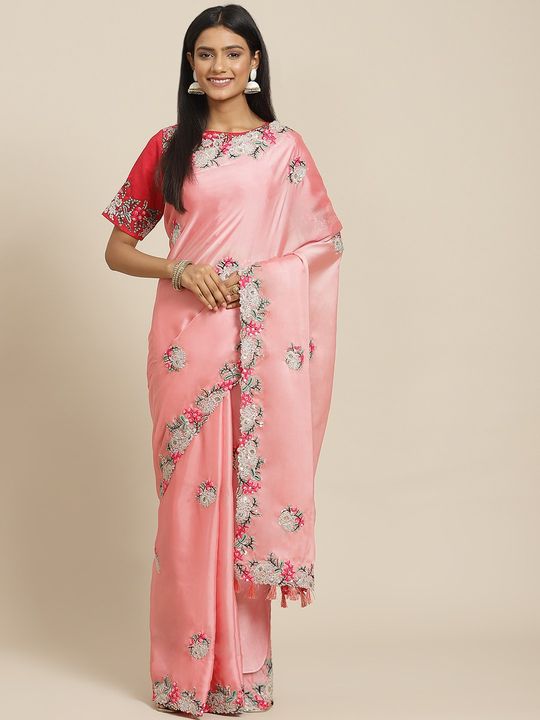 Ahesas Fashion 5.5 m (separate blouse piece) Pink Color Designer Banarasi  Silk Wedding Were Saree, With Blouse Piece at Rs 749 in Surat