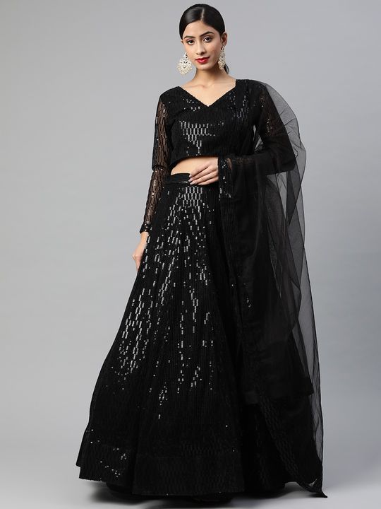 Black Blouse – Lehenga n Dupatta