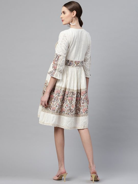 Buy Latest Off White Dress in Maxi Style Online 2021 Online – Nameera by  Farooq