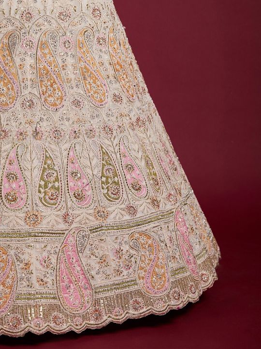 Out of stock Rani Pink Lehenga Choli Lehenga Fabric: Malay Satin Silk  Inner: micro silk Work: Lucknowi Cotton Thread Embroidery Work… | Instagram