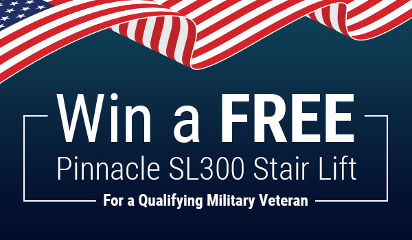 promotional banner to win a free stair lift