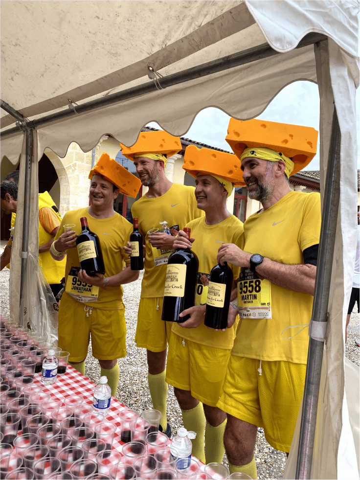 Le marathon du Médoc : l’effervescence au Crock ! - Chateau Le Crock