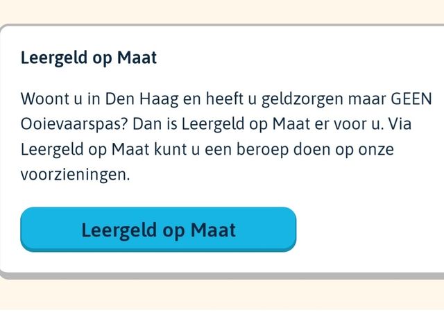 Leergeld op maat 3