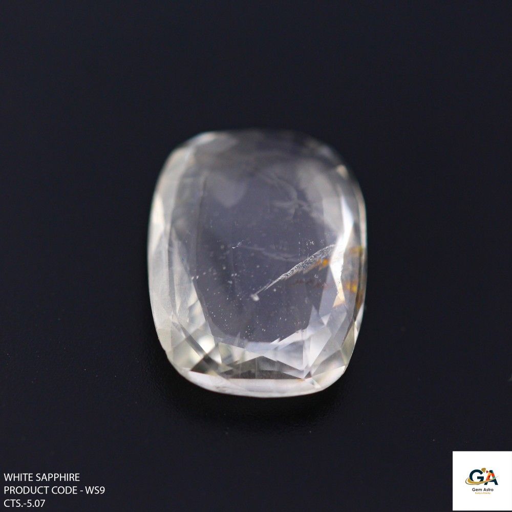 Natural white clearance sapphire