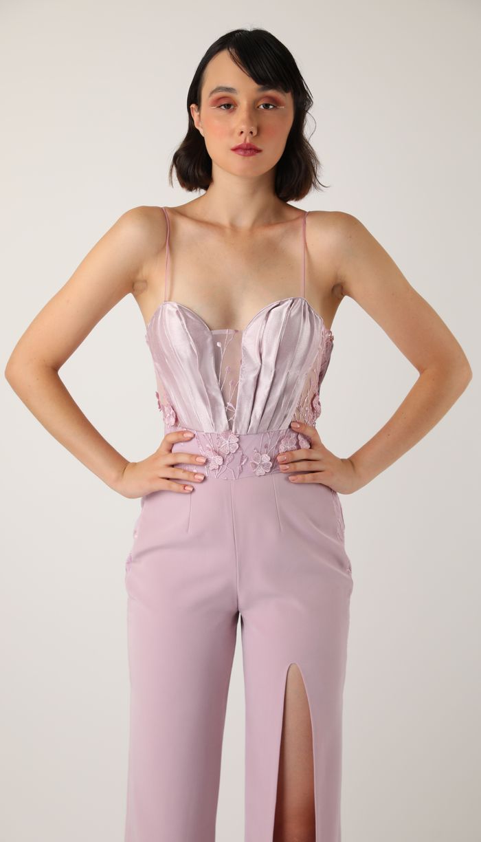 livia strapless jumpsuit