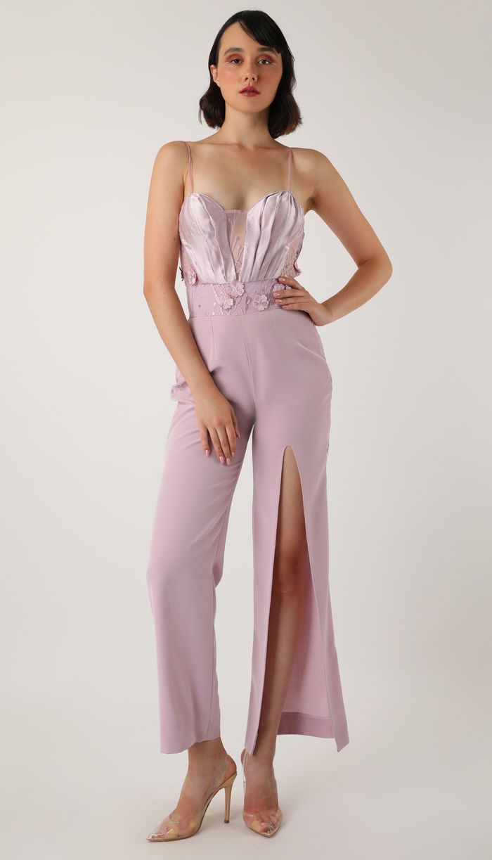 livia strapless jumpsuit