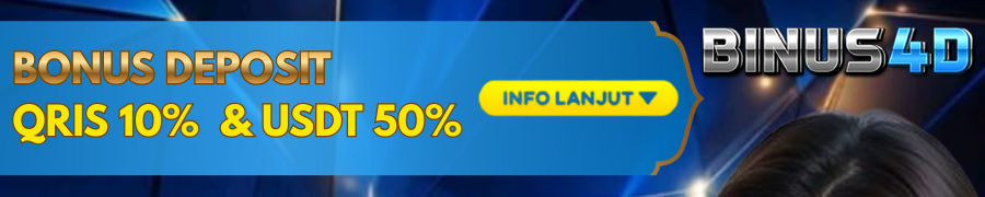 Bonus Deposit Qris 10% & Usdt 50%