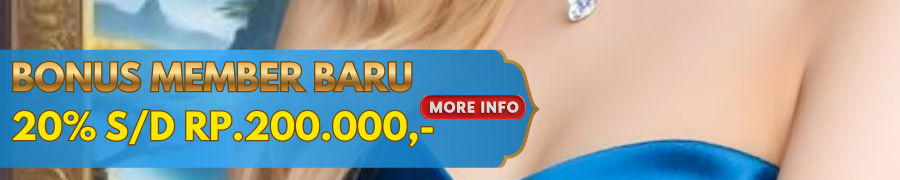 Bonus Member Baru 20%
