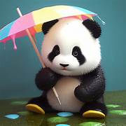 Umbralla panda (blood_town386.lens) Lens social identity (.lens handle) PFP