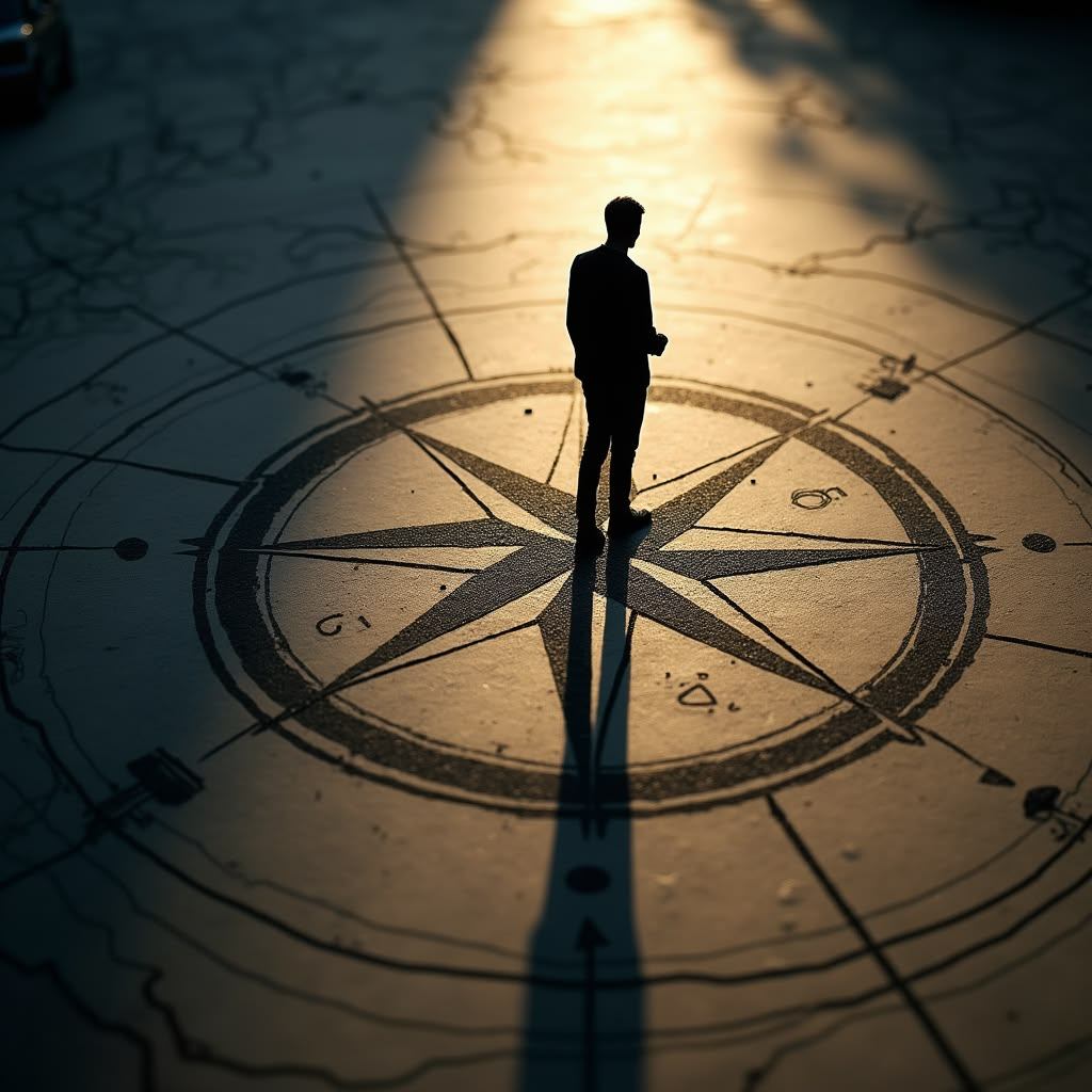Post image: Making a mistake shows you that the path is wrong, but refusing to turn back is 