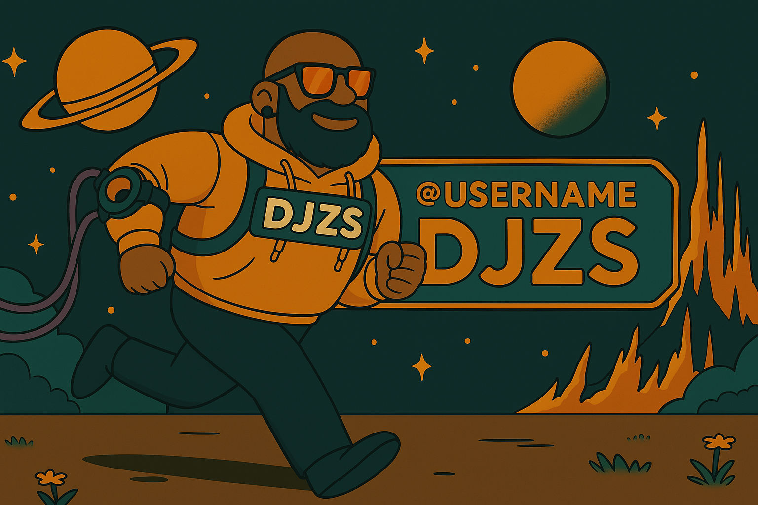 Username: DJZS (username_djzs.lens) Lens social identity (.lens handle) PFP