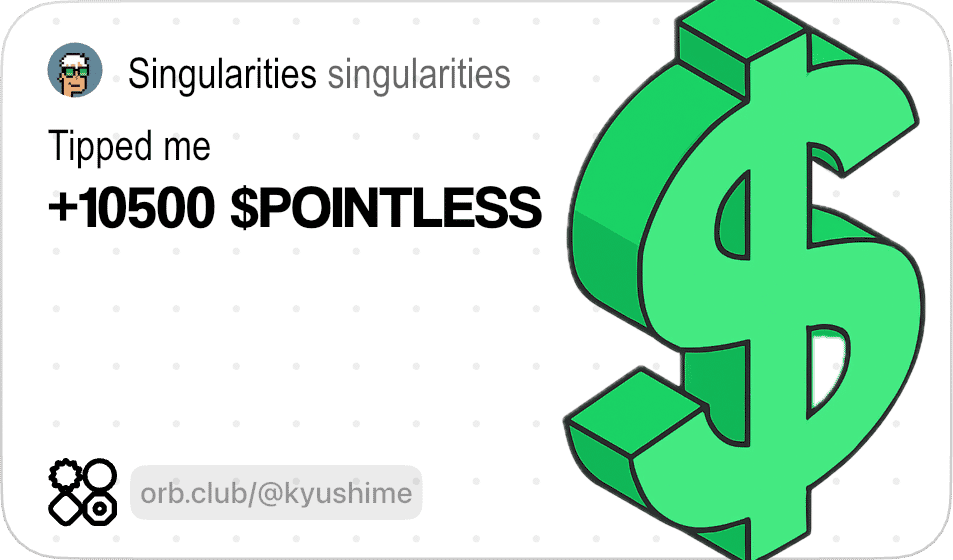 Post image: thank you @lens/singularities 🫶👓🫶