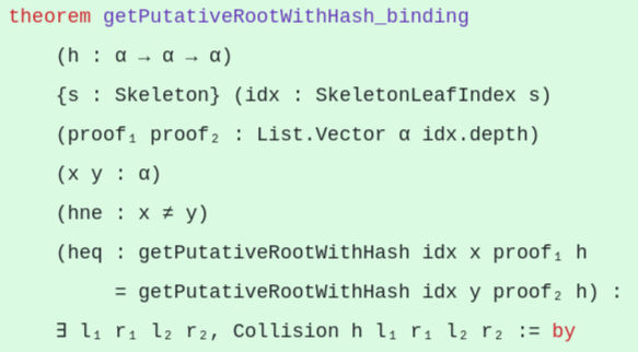 Post image: This theorem (left) means, the only way you can make proofs for two different th