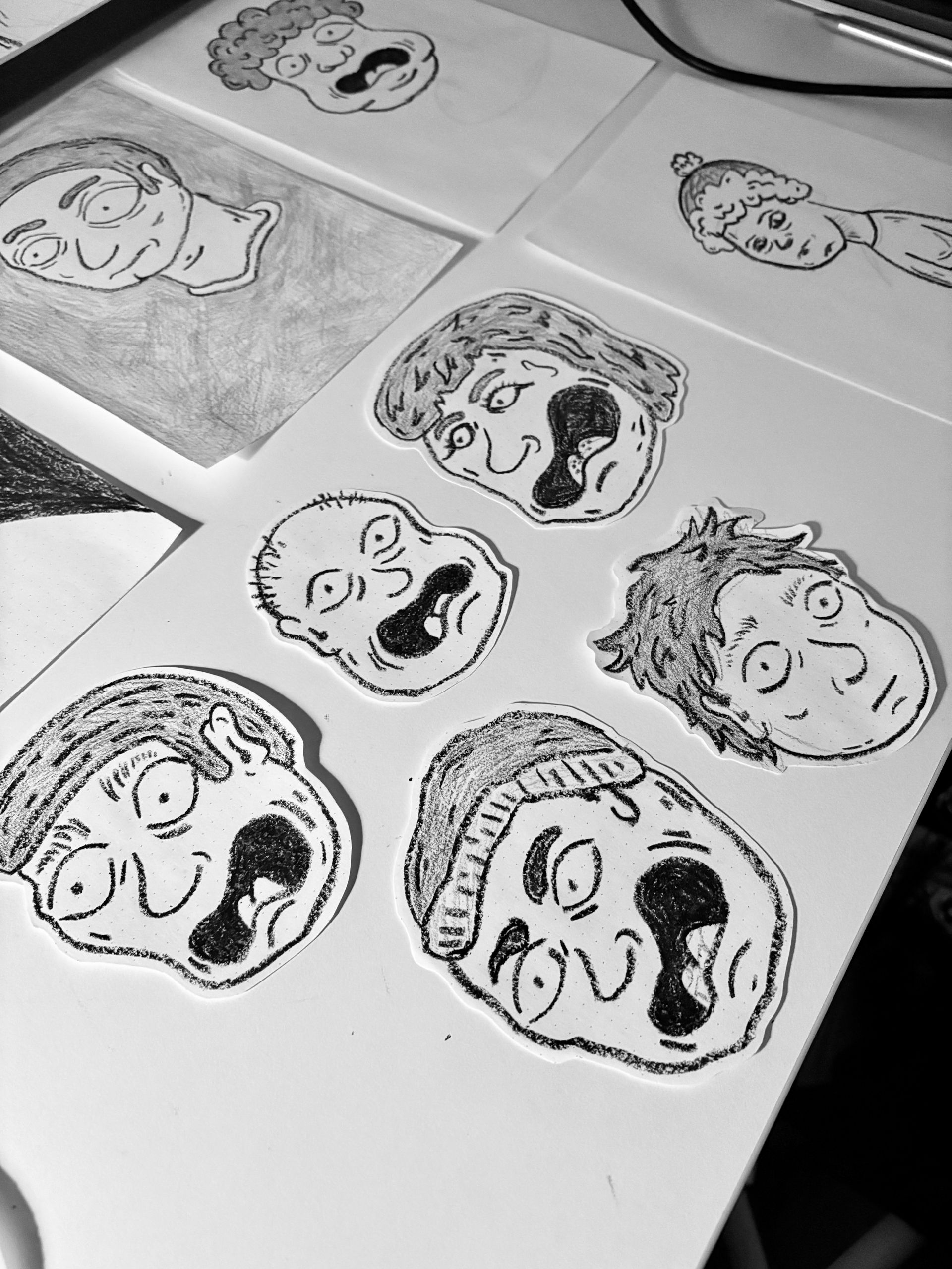 Post image: Just a few more crazy crayon drawings ✍️🙃