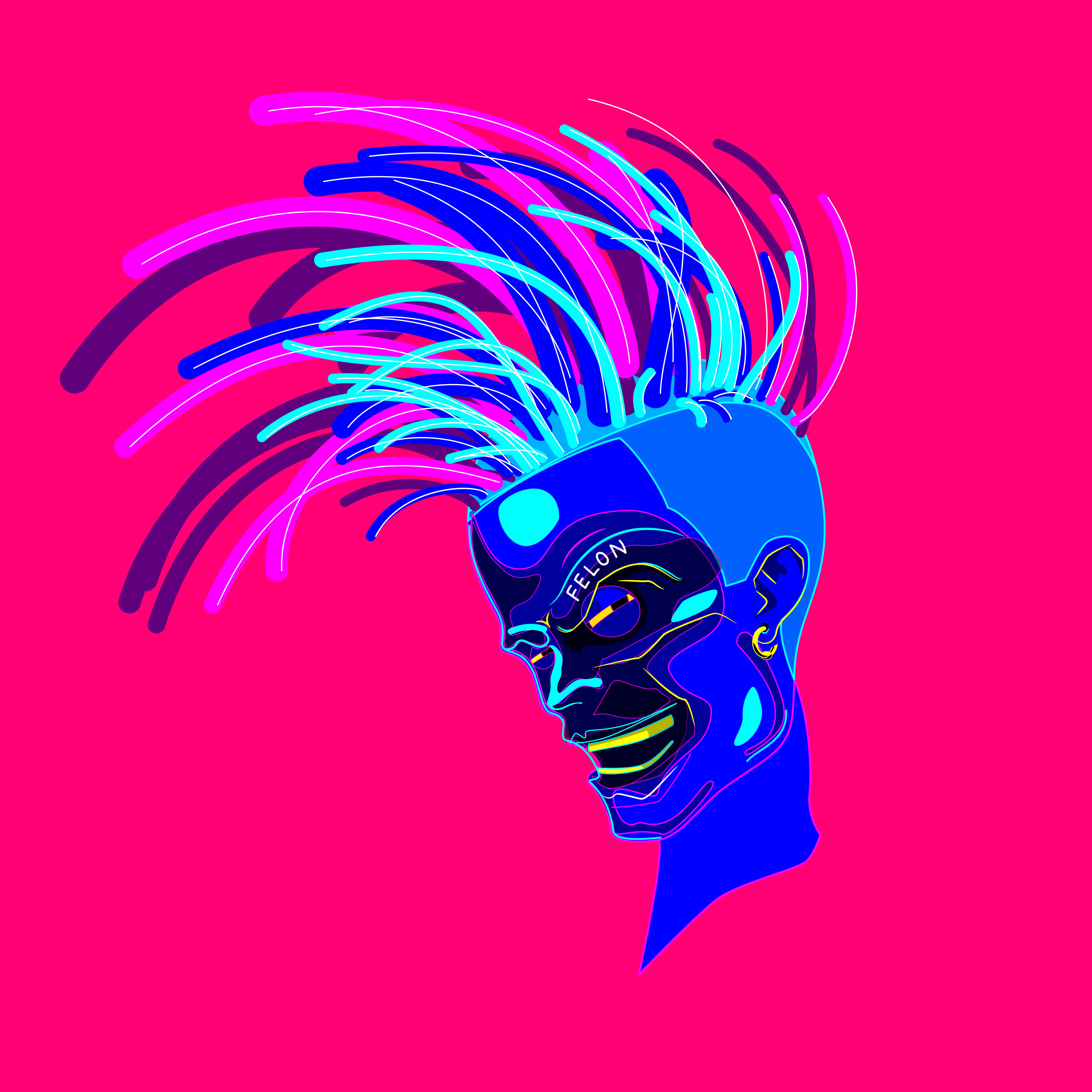 test account's Lens avatar