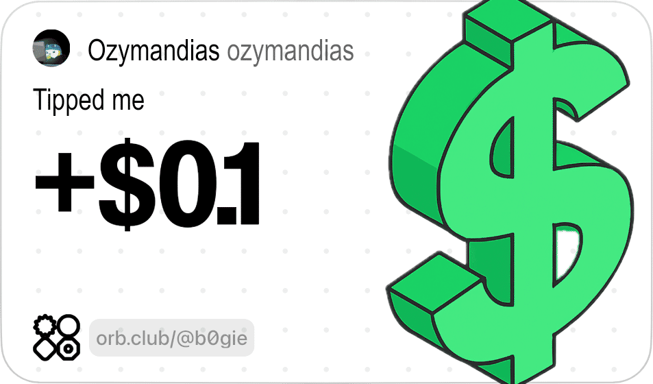 Post image: thank you @lens/ozymandias