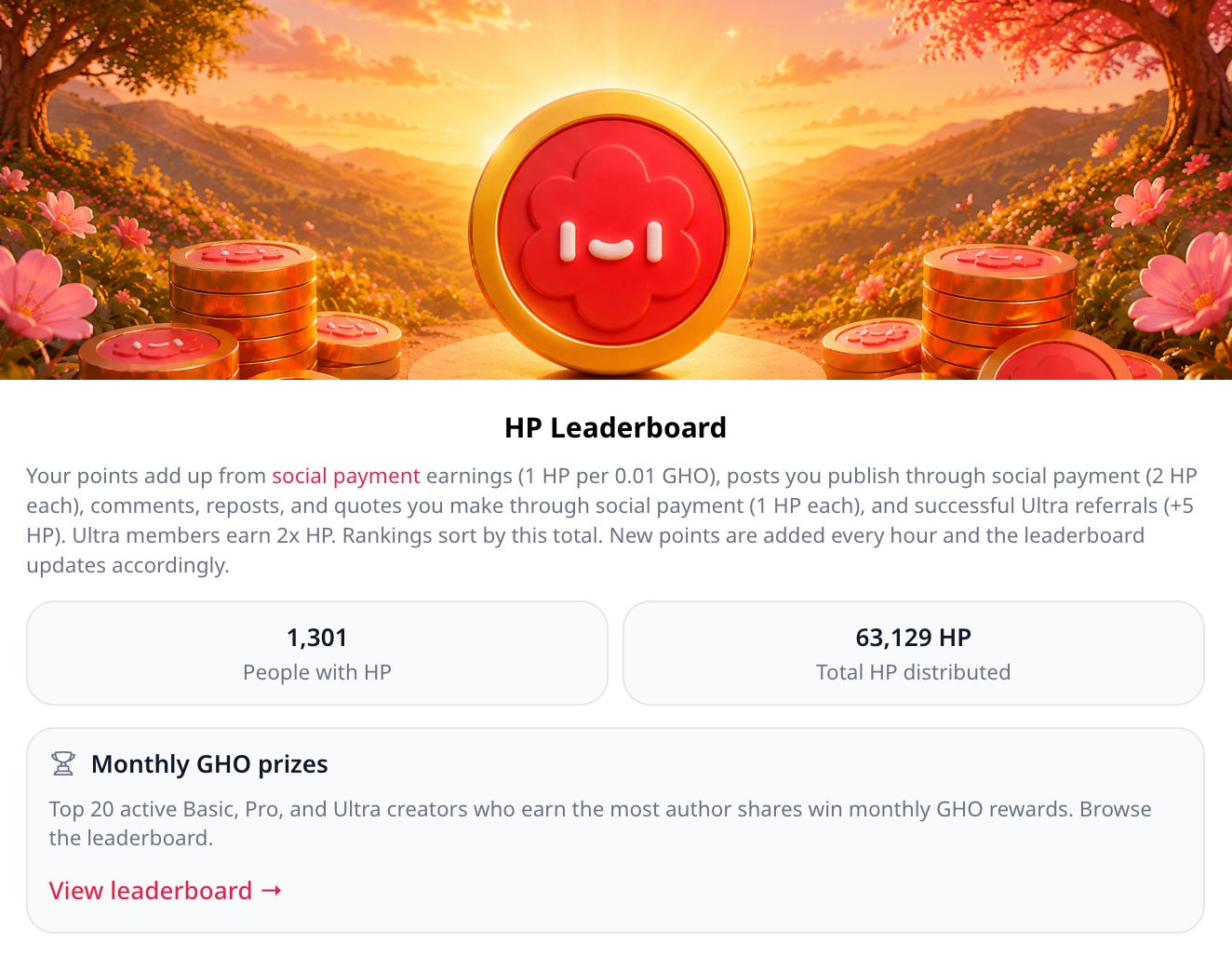 Post image: **Hey Points (HP) Already growing fast📈**



Every action on Hey helps you earn